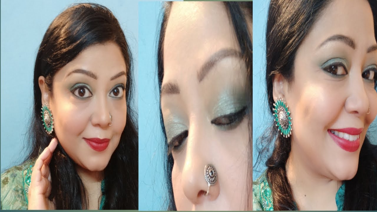 Green Color Eye makeup Green Moss Color SeriesThe Glamazonn YouTube