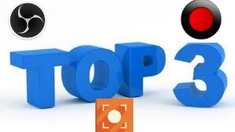 Top 3 Best Free Screen Recording/Gaming Recording Softwares 2016 December (PC) 100% FREE!!!