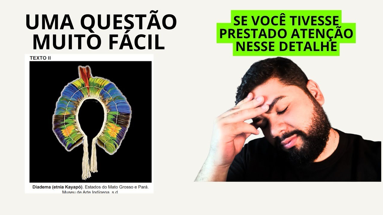 Correção questão 23 caderno verde Enem 2024 - Habilidade 12 da matriz de referências de linguagens