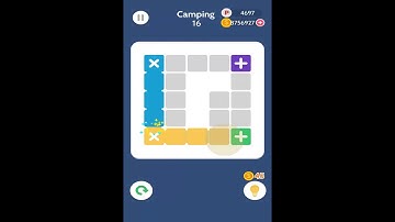 Color Connect Fill in the blocks Camping Level 11-20 Walkthrough