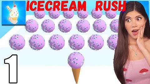 ice cream rush - gameplay walkthrough - all levels (iOS, Android) patr-1 #icecreamrun