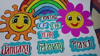 months of the year #poster