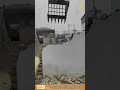 Satisfying Building Demolition with Excavator Skeleton Bucket | Precision Teardown #SkeletonBucket