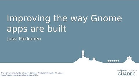 Improving the way GNOME apps are built with Jussi Pakkanen