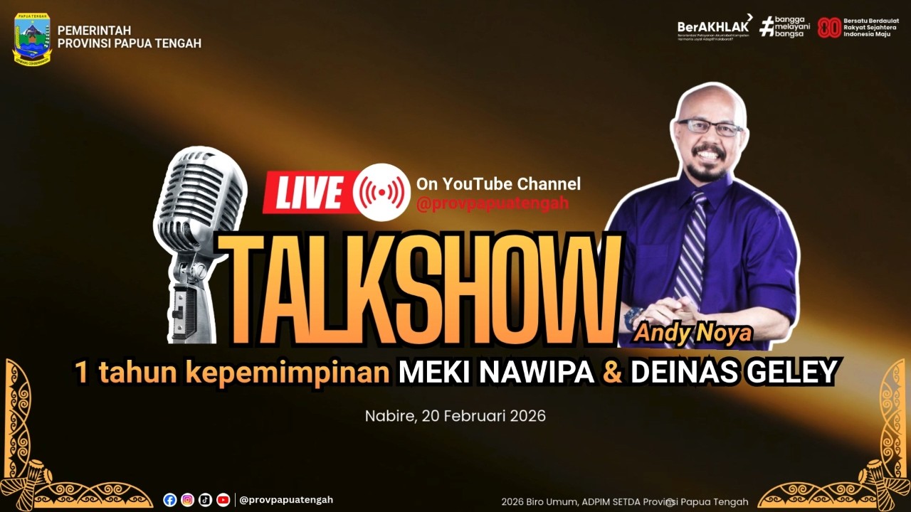 TALKSHOW 1 TAHUN KEPEMIMPINAN MEKI NAWIPA DAN GEINAS GELEY