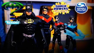 PANTHER SUIT BATMAN! Custom Batman & Nightwing Kenner and Spin Master Figures