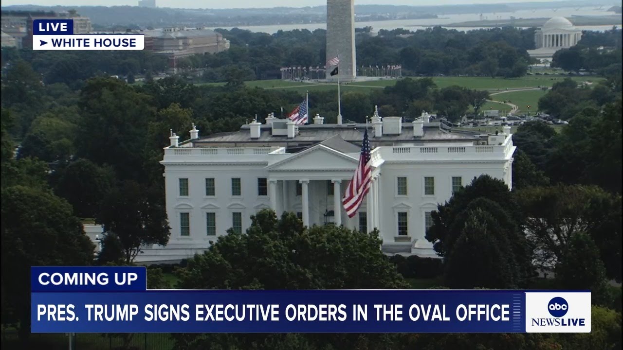 President Trump signs executive orders: LIVE