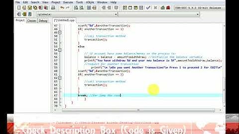 C Program to Display the Bank ATM Transaction [ZR Techniques] |Just Click|