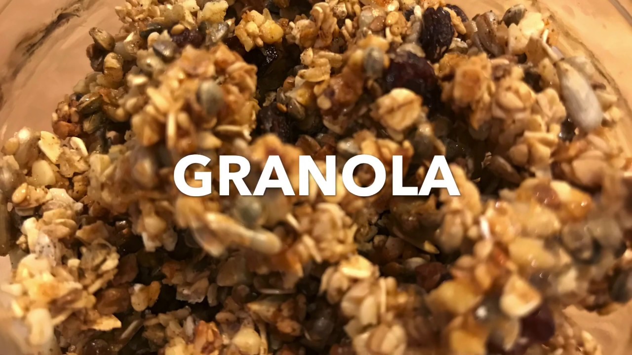 Granola ou Muesli maison YouTube