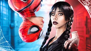 Wednesday Addams vs Spiderman! Barbie a Dispărut!