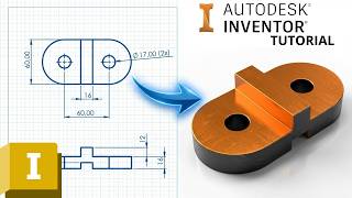 Autodesk Inventor Complete Beginner - Full Round Fillet Tutorial Step by Step  #08