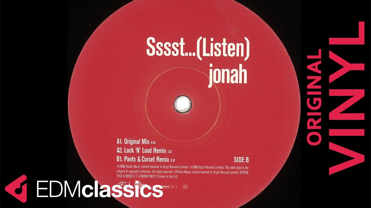 Jonah - Sssst(Listen) (Original Mix) (1999) - VINYL - YouTube