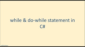 C# Series 018 While Statement in C#