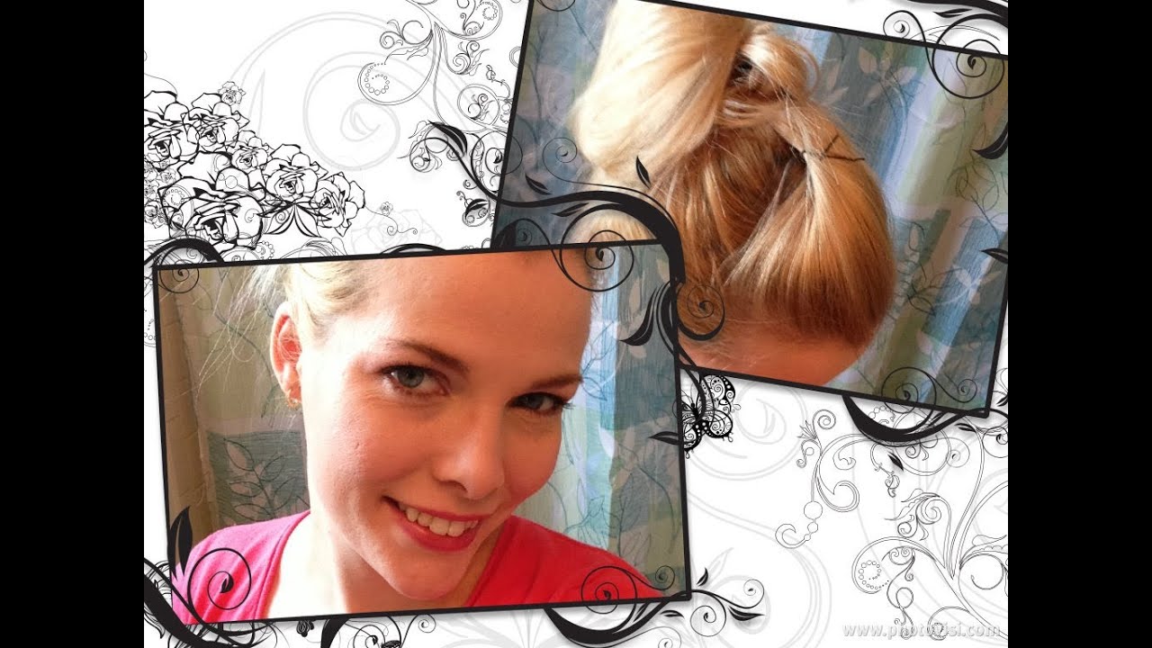 Messy Bouffant Bun Tutorial Cute Hairstyle Youtube