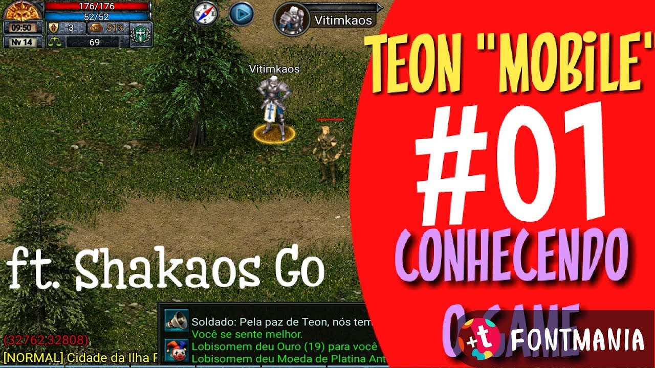 GamePlay #01 - Teon (mobile) CONHECENDO O GAME, ft Shakaos Go