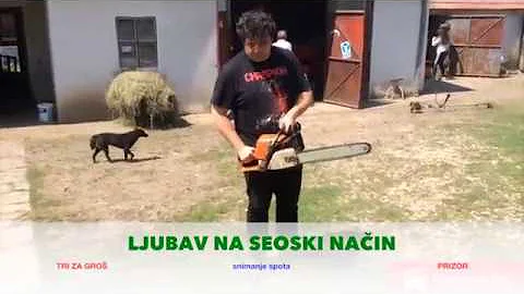 LJUBAV NA SEOSKI NAČIN -  SNIMANJE SPOTA