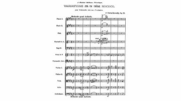 Tchaikovsky: Variations on a Rococo Theme, Op. 33 (with Score)
