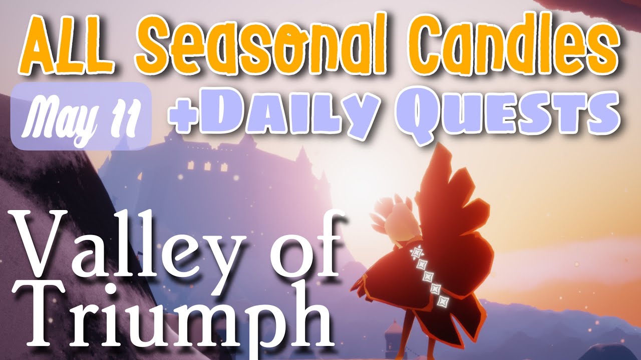 ALL Seasonal Candles + Quests in the Valley of Triumph Sky Children