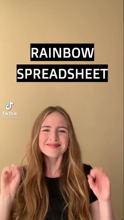 Cara Membuat Tampilan Wotksheet Di Excel Menjadi Warna Pelangi.