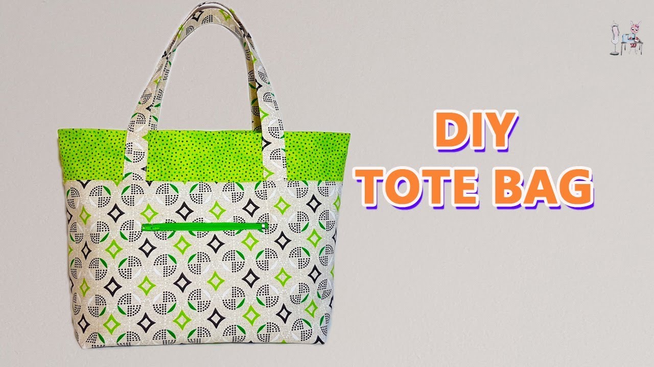 DIY TOTE BAG | Bag Making Ideas | Bag Sewing Tutorial | Coudre un sac | Bolsa de bricolaje - YouTube