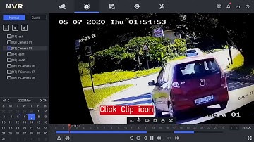 How to Clip and Export Record File in Playback │ NVR E UI Configuration