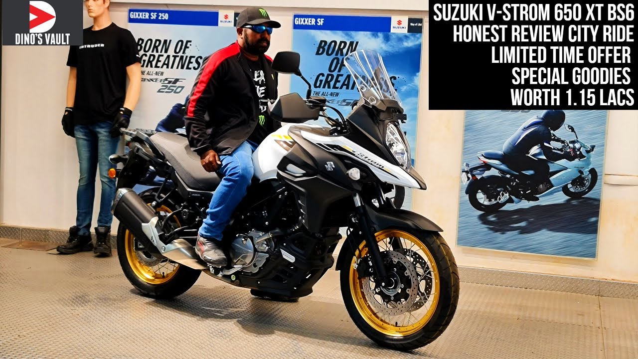 Suzuki V-Strom 650 XT BS6 Unscripted Honest India Ride Review Special  Goodies Worth 1.15 Lacs 