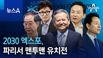 2030 엑스포 파리서 맨투맨 유치전 뉴스A