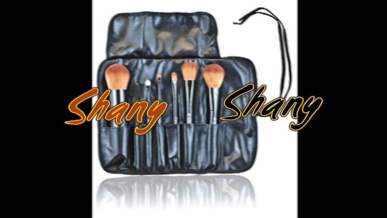 Shany Studio Quality Cosmetic Brush Set, Mink Hair with A Huge Kabuki, 13-Ounce