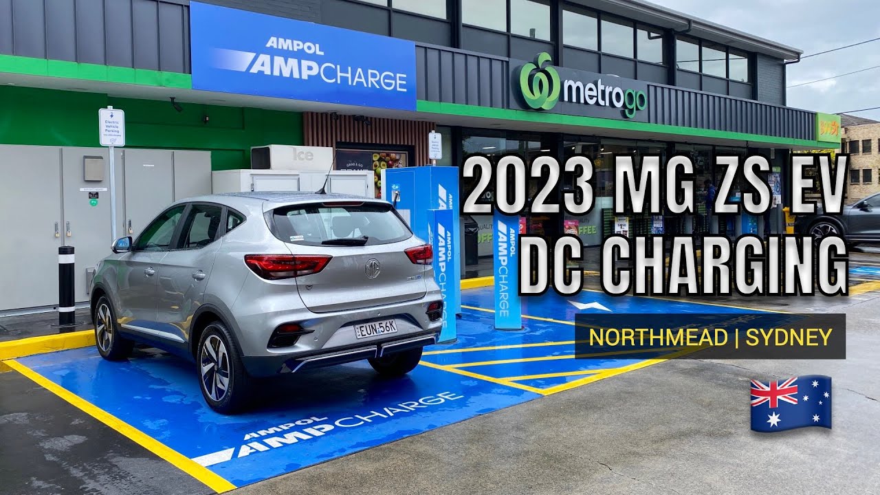 2023 MG ZS EV FAST CHARGER DEMONSTRATION Australia Ampol Ampcharge 2023 MG ZS EV FAST CHARGER DEMONSTRATION Australia Ampol Ampcharge