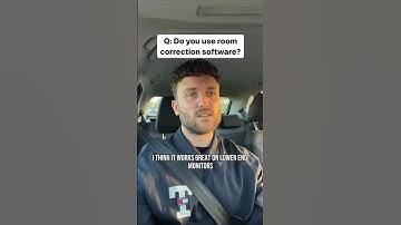 Why i don’t use room correction software