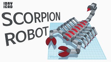 [1DAY_1CAD] SCORPION ROBOT (Tinkercad : Know-how / Style / Education)