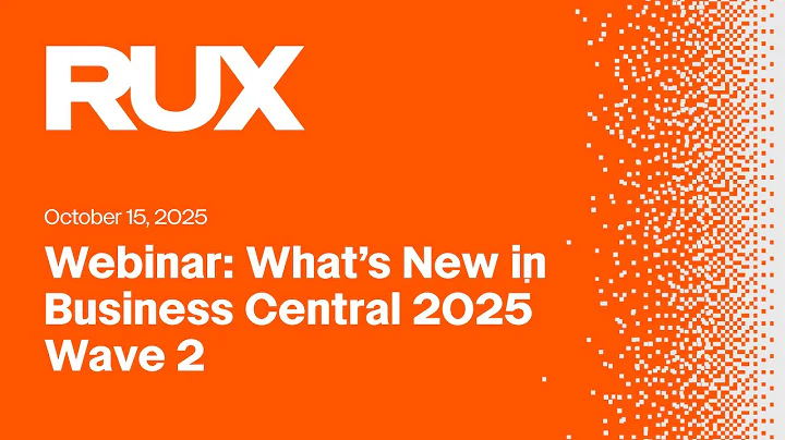 Webinar: What's New in Business Central 2025 Wave 2