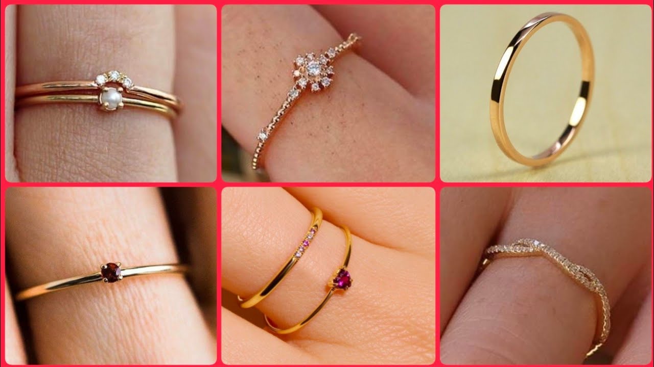 Simple Gold Ring Design 2020 Light Weight Gold Ring