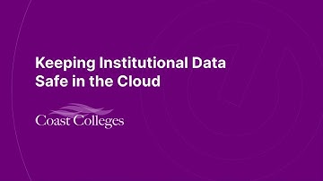 Keeping Institutional Data Safe in the Cloud