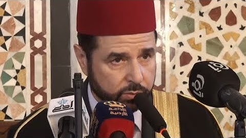 تلاوة الجمعة والاذان للشيخ معروف الشريف 3-10-2025