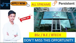 Persistent Recruitment 2022 | Persistent Hiring 2022 | MNC Job | Hiring for freshers | Any Graduate