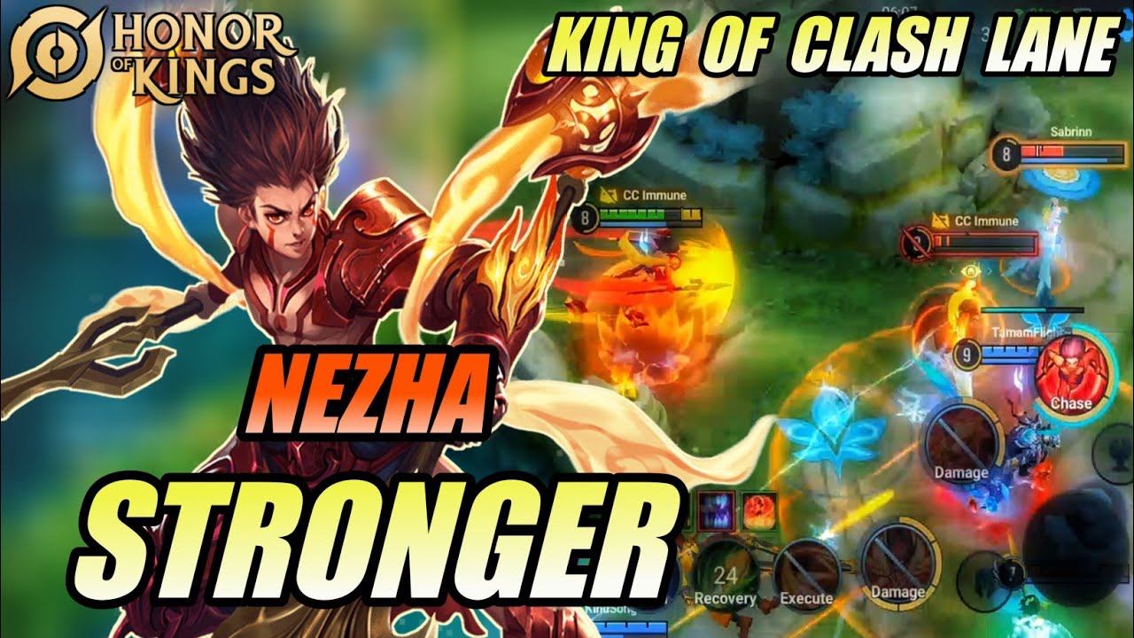 NEZHA Stronger Fighter Recommended Pick Clash Lane | Pro Technique Gameplay - Honor of Kings (HOK)