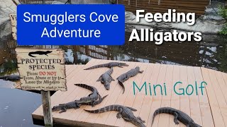 Smugglers Cove Adventure - Mini Golf - Alligator Exhibit Feeding - Fort Myers, FL