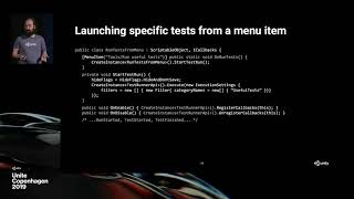 QA your code: The new Unity Test Framework - Unite Copenhagen