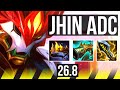 JHIN & Anivia vs CAITLYN & Blitzcrank (ADC) | Good KDA: 27/2/11, 49K damage | KR Master | 26.8