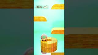 0% vs 90% Satisfying one Gold Sphere | 3D Soft Body Simulation#satisfying#3danimation#loopanimation