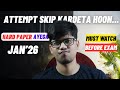 SKIP this CA ATTEMPT!! *All LIES we heard* | CA foundation JAN 26| CA INTER JAN 2026| CA exam| ICAI