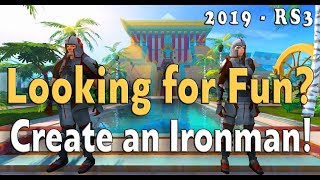 Relive those initial moments - RS3 Ironman Mode