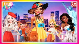 Dress up Game | Princesses' Travel Diaries : Town Break screenshot 1