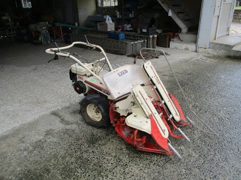 宮崎　ヤンマー　バインダー 2条刈り BE50 動力刈取機　バインダ 動画あり ヤンマー 中古バインダー 2条刈り – 農キング