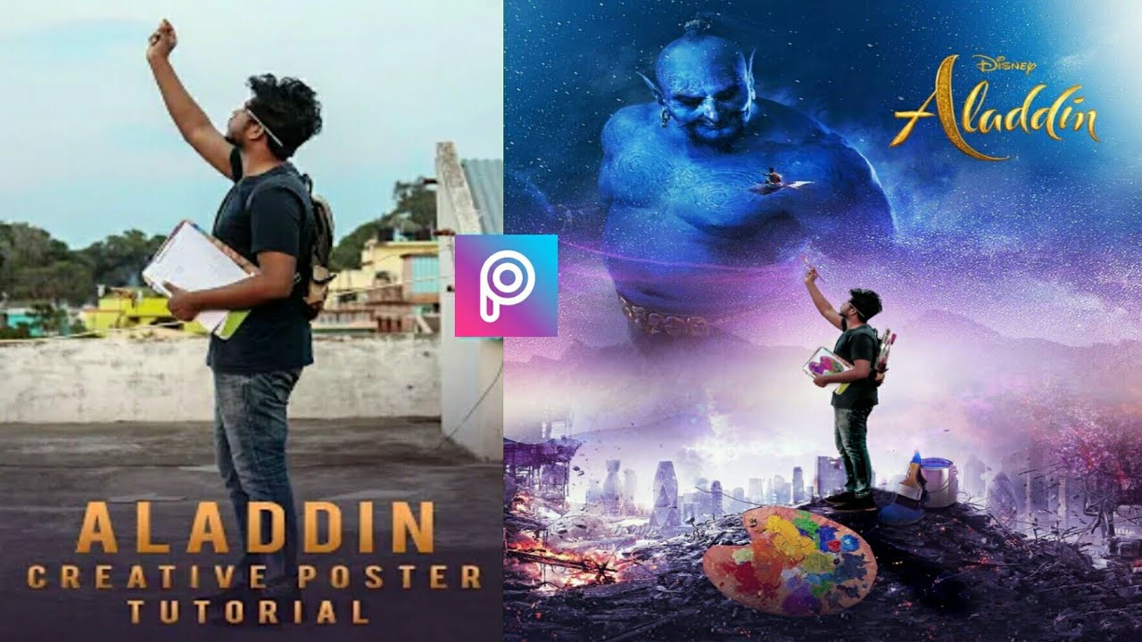 Picsart Movie Poster Design Photo Editing Tutorial / B.S editing zone