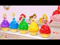 Disney princess cake  how to make 5 beautiful miniature princess cake step by stepmini cakes ideas