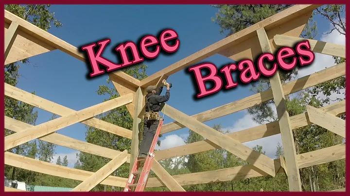 More supports for the shop build, Knee bracing, Shop build part 9