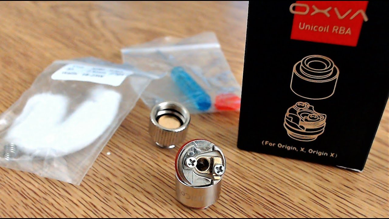 Oxva Unicoil RBA Build - For The Origin / X / Origin X