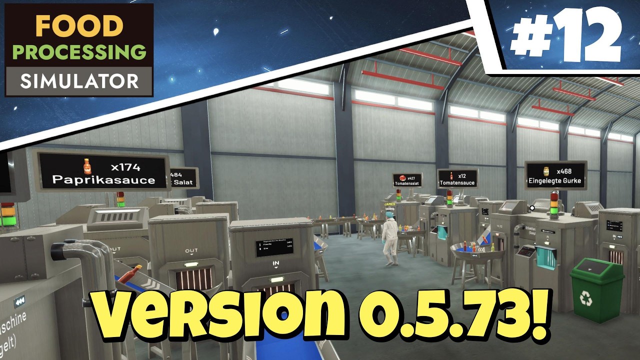 Food Processing Simulator 🥬 #12 - UPDATE 0.5.73! DIE (vorerst?) LETZTE FABRIK ERWEITERUNG! 🏗️